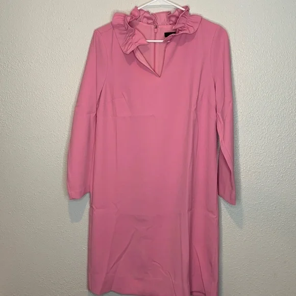 J. Crew Ruffleneck shift dress Size 6 **NWT** - Picture 7 of 9
